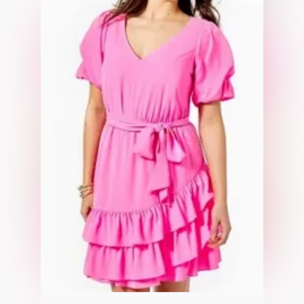Lilly Pulitzer Martha Stretch Ruffle Dress